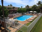 pool side